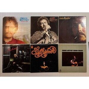 Gordon Lightfoot Vinyl LP Lot Set of 6 •  Sunday Concert, Old Dan’s Records